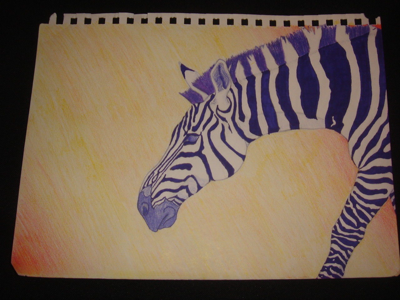 marker and colored pencil on paper (circa 2007)